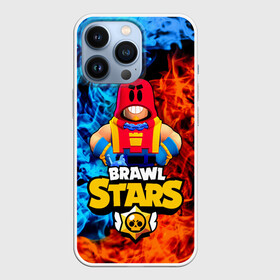 Чехол для iPhone 13 Pro с принтом ГРОМ БРАВЛ СТАРС, GROM BRAWL STARS ОГОНЬ в Рязани,  |  | Тематика изображения на принте: brawl | brawl stars | brawler | grom | stars | боец | бравл старс | бравлер | брол старс | гром | мобильная игра | новый | хроматик | хроматические | хроматический боец | эпич