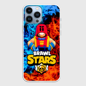 Чехол для iPhone 13 Pro Max с принтом ГРОМ БРАВЛ СТАРС, GROM BRAWL STARS ОГОНЬ в Рязани,  |  | Тематика изображения на принте: brawl | brawl stars | brawler | grom | stars | боец | бравл старс | бравлер | брол старс | гром | мобильная игра | новый | хроматик | хроматические | хроматический боец | эпич