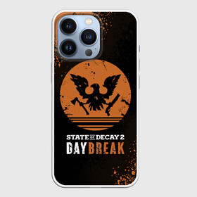 Чехол для iPhone 13 Pro с принтом Day Break | State of Decay 2 в Рязани,  |  | day break | daybreak | logo | state of decay | survival horror | undead labs | загнивающий штат | зомби апокалипсис | лого | логотип | стадия разложения | стейт оф декай | эмблема