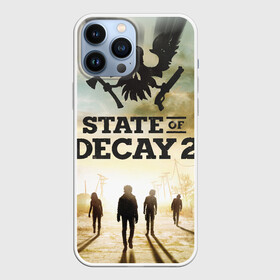 Чехол для iPhone 13 Pro Max с принтом Poster | State of Decay (+спина) в Рязани,  |  | Тематика изображения на принте: poster | state of decay | survival horror | undead labs | загнивающий штат | зомби апокалипсис | постер | стадия разложения | стейт оф декай