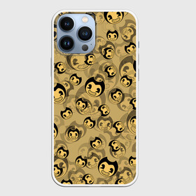 Чехол для iPhone 13 Pro Max с принтом PATTERN | BENDY AND THE INK MACHINE в Рязани,  |  | bendy | bendy and the ink machine | patern | pattern | бенди | бенди и чернильная машина | большие чудеса | взлёты и падения | движущиеся картинки | патерн | паттерн | последняя бобина | старая песня