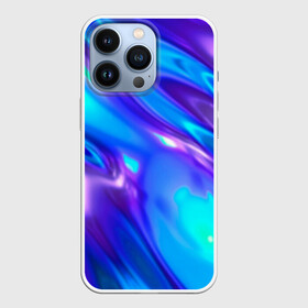 Чехол для iPhone 13 Pro с принтом Neon Holographic в Рязани,  |  | Тематика изображения на принте: abstract | art | gradient | holographic | neon | pop | retro wave | stripes | vaporwave | wave | абстракция | арт | вапорвейв | вейпорвейв | волны | голографический | градиент | красочный | неоновый | переливы | перламутровый | полосы | поп