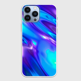 Чехол для iPhone 13 Pro Max с принтом Neon Holographic в Рязани,  |  | abstract | art | gradient | holographic | neon | pop | retro wave | stripes | vaporwave | wave | абстракция | арт | вапорвейв | вейпорвейв | волны | голографический | градиент | красочный | неоновый | переливы | перламутровый | полосы | поп