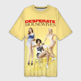 Платье-футболка 3D с принтом Desperate Housewives  sexy в Рязани,  |  | beautiful | desperate housewives | eva longoria | girlfriends | iconic | tv series | women | ева лонгория | женщины | красивые | культовый | марсия кросс | николетт шеридан | отчаянные домохозяйки | подруги | 