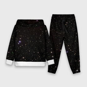 Детский костюм 3D (с толстовкой) с принтом Ночное звездное небо в Рязани,  |  | астрономия | вселенная | галактика | детские | звездное небо | звезды | космос | небо | созвездия