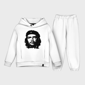 Детский костюм хлопок Oversize с принтом Che Guevarа в Рязани,  |  | che | comandante | cuba | cuban revolution | ernesto | guerrilla | guevara | revolution hero | командир кубинской революции | куба | кубинский революционер | партизан | революционер | че | че гевара | эрнесто