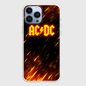 Чехол для iPhone 13 Pro Max с принтом AC DC Neon. в Рязани,  |  | ac dc | acdc | ас дс | асдс | музыка | рок