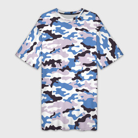 Платье-футболка 3D с принтом Модный Красочный Камуфляж в Рязани,  |  | camouflage | military | армия | боец | ввс | вдв | вмф | военный камуфляж | воин | война | гру | десантник | дшб | камуфляж | кгб | маскировка | масхалат | мвд | милитари | мчс | омон | охота | охрана | патриот | пво