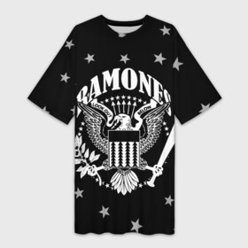 Платье-футболка 3D с принтом Ramones  Рамонес в Рязани,  |  | america | music | ramones | rock | usa | америка | джонни рамон | джоуи рамон | ди ди рамон | клем бурк | кристофер уорд | марки рамон | музыка | рамонез | рамонес | рамонс | рамоунз | ричи рамон | рок | сша | томми рамон