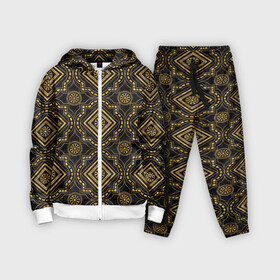 Детский костюм 3D с принтом Versace classic pattern в Рязани,  |  | vesace | абстракция | версаче | версачи | классика | строгие узоры | узоры