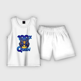 Детская пижама с шортами хлопок с принтом Ankha Animal Crossing в Рязани,  |  | Тематика изображения на принте: animal crossing | ankha | cat | анка | клеопатра | кошка | кошки