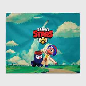 Плед 3D с принтом brawlstars Выстрел Бонни Bonny в Рязани, 100% полиэстер | закругленные углы, все края обработаны. Ткань не мнется и не растягивается | boni | bonnie | brawl | brawl stars | brawlstars | brawl_stars | бони | бонни | бравлстарс