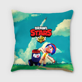 Подушка 3D с принтом brawlstars Выстрел Бонни Bonny в Рязани, наволочка – 100% полиэстер, наполнитель – холлофайбер (легкий наполнитель, не вызывает аллергию). | состоит из подушки и наволочки. Наволочка на молнии, легко снимается для стирки | boni | bonnie | brawl | brawl stars | brawlstars | brawl_stars | бони | бонни | бравлстарс