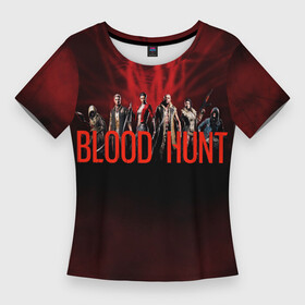 Женская футболка 3D Slim с принтом Vampire: The Masquerade  Bloodhunt персонажи в Рязани,  |  | bloodhunt | game | masquerade | vampire | вампир | игра | королевская битва | персонажи