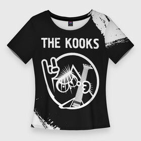 Женская футболка 3D Slim с принтом The Kooks  КОТ  Краска в Рязани,  |  | band | kooks | metal | rock | the | the kooks | группа | кот | краска | кукс | рок