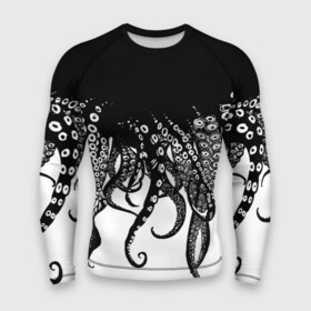 Мужской рашгард 3D с принтом В щупальцах осьминога в Рязани,  |  | octopus | асьменог | асьминог | в щупальцах осьминога | животное | морские животные | октопус | осьминог | подводный мир | щупальца | щупальцы