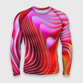 Мужской рашгард 3D с принтом Разноцветные неоновые полосы  Волна  Multicolored neon stripes  Wave в Рязани,  |  | Тематика изображения на принте: abstraction | color | fashion | neon | pattern | raster | stripe | wave | абстракция | волна | мода | неон | паттерн | полоса | растр | цвет