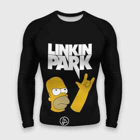 Мужской рашгард 3D с принтом LINKIN PARK ГОМЕР СИМПСОН, SIMPSONS в Рязани,  |  | bennington | chester | chester bennington | gomer | homer | linkin | linkin park | music | park | rock | simpson | simpsons | бенингтон | гомер | линкин | линкин парк | музыка | парк | рок | симпсон | симпсоны | честер | честер беннингтон