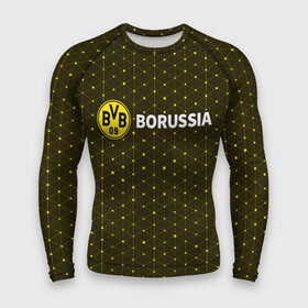 Мужской рашгард 3D с принтом БОРУССИЯ  Абстракция в Рязани,  |  | borussia | club | dortmund | footbal | logo | боруссия | дортмунд | знак | клуб | логотип | логотипы | символ | символы | треугольники | форма | футбол | футбольная | футбольный