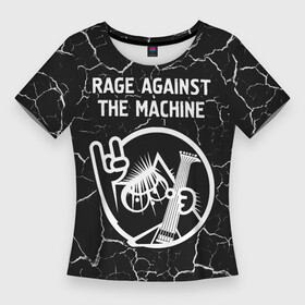 Женская футболка 3D Slim с принтом Rage Against The Machine  КОТ  Трещины в Рязани,  |  | against | band | machine | metal | rage | rage against the machine | rock | the | группа | кот | машин | мрамор | рок | рэйдж | трещины