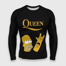 Мужской рашгард 3D с принтом Queen Гомер Симпсон Рокер в Рязани,  |  | gomer | homer | queen | quen | rock | simpson | simpsons | брайан мэи | гомер | группа queen | группа квин | джон дикон | квин | королева | король | роджер тейлор | рок | симпсон | симпсоны | фредди меркьюри