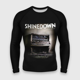 Мужской рашгард 3D с принтом Shinedown  The Sound of Madness в Рязани,  |  | brent smith | shinedown | the sound of madness | брент смит | группа | музыка | рок | рок группа