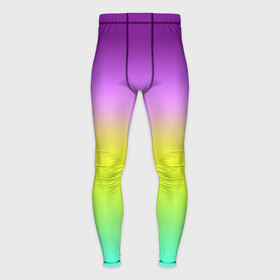 Мужские тайтсы 3D с принтом Multicolored Ombre gradient в Рязани,  |  | blurred stripes | gradient | multicolored | бирюзовый | градиент | желтый | современный | фиолетовый