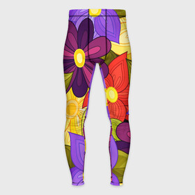 Мужские тайтсы 3D с принтом MULTICOLORED PANSIES в Рязани,  |  | blue | bouquet | flora | floral | flower | nature | pattern | pink | purple | spring | summer | watercolor | yellow | акварельный узор | анютины глазки | букет | весна | желтый | лето | листья | разноцветный | розовый | синий | фиолетовый | флора