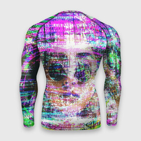 Мужской рашгард 3D с принтом Девушка в круглых очках в Рязани,  |  | abstraction | fashion | girl | glitch | lips | summer | абстракция | глитч | губы | девушка | лето | мода | очки