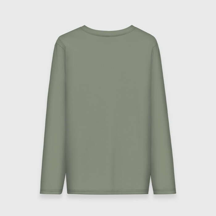 Мужской лонгслив хлопок Семейное положение - есть кот фото