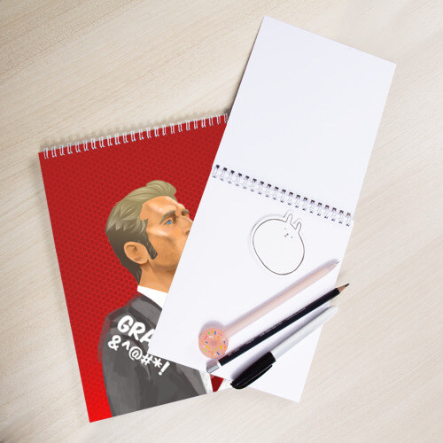 Скетчбук Тренер фото