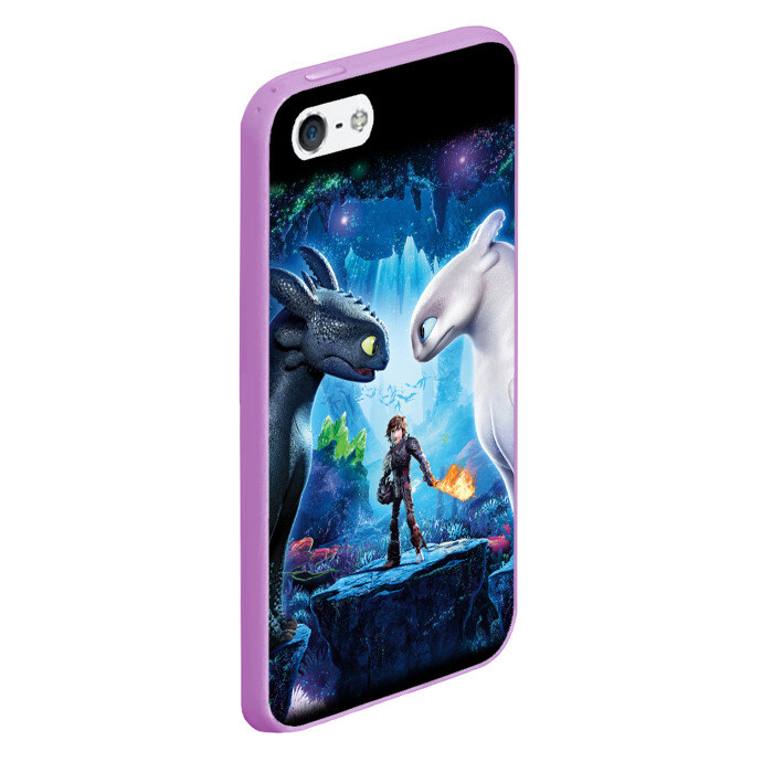 Чехол для iPhone 5/5S матовый как приручить дракона фото