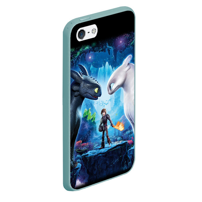 Чехол для iPhone 5/5S матовый как приручить дракона фото