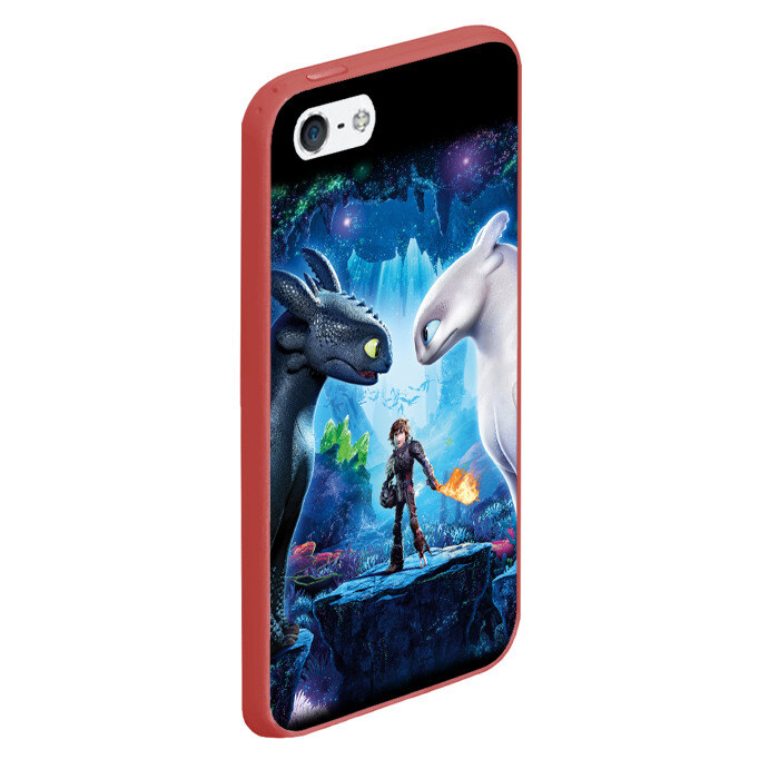 Чехол для iPhone 5/5S матовый как приручить дракона фото