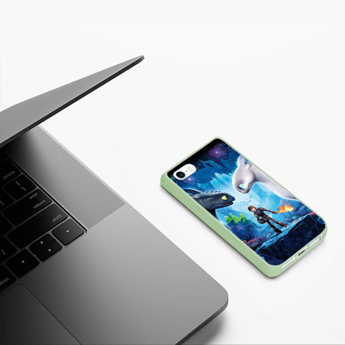 Чехол для iPhone 5/5S матовый как приручить дракона фото