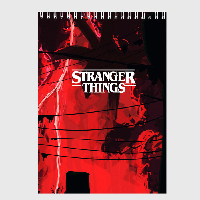 Скетчбук Очень странные дела 2019 фото