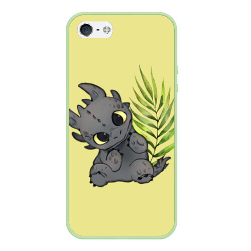 Чехол для iPhone 5/5S матовый ночная фурия фото