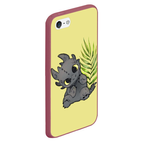 Чехол для iPhone 5/5S матовый ночная фурия фото