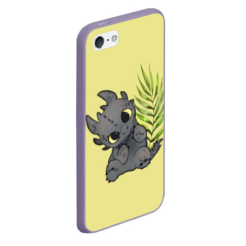 Чехол для iPhone 5/5S матовый ночная фурия фото