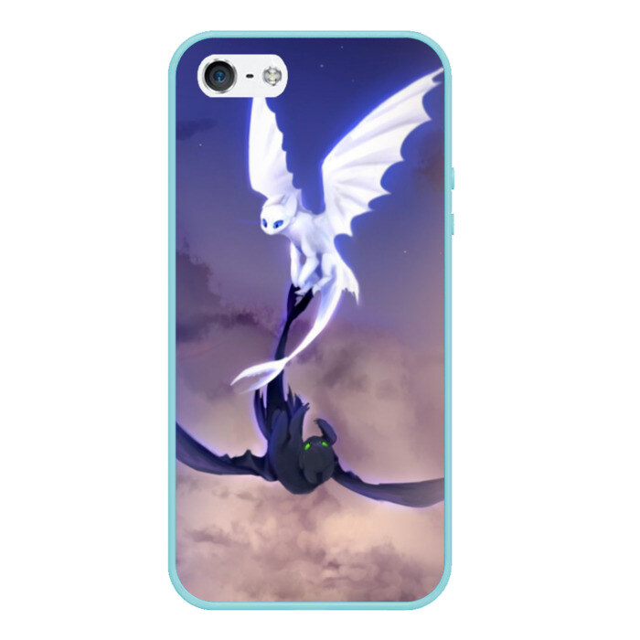 Чехол для iPhone 5/5S матовый как приручить дракона фото