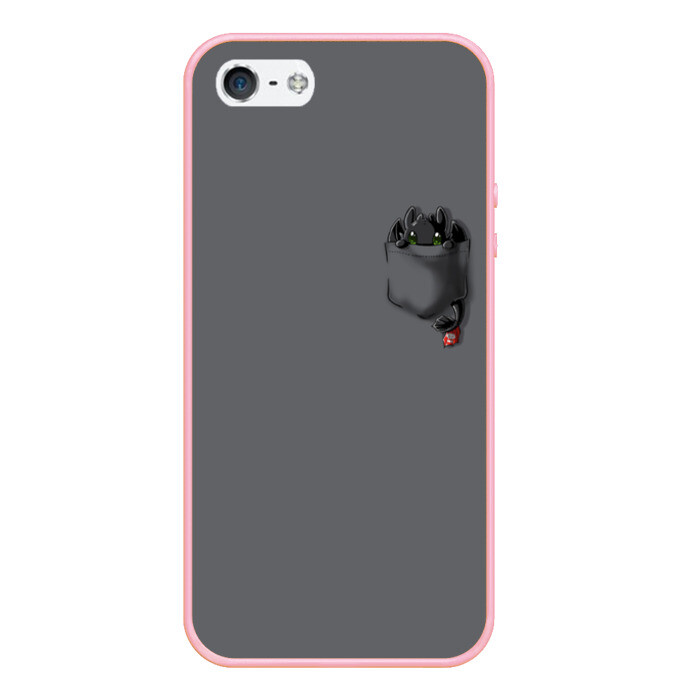 Чехол для iPhone 5/5S матовый Беззубик в кармане фото