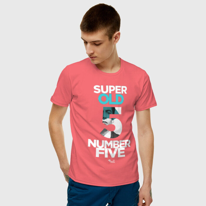 Мужская футболка хлопок Номер пять Академия Амбрелла фото