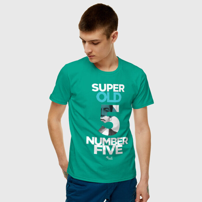 Мужская футболка хлопок Номер пять Академия Амбрелла фото