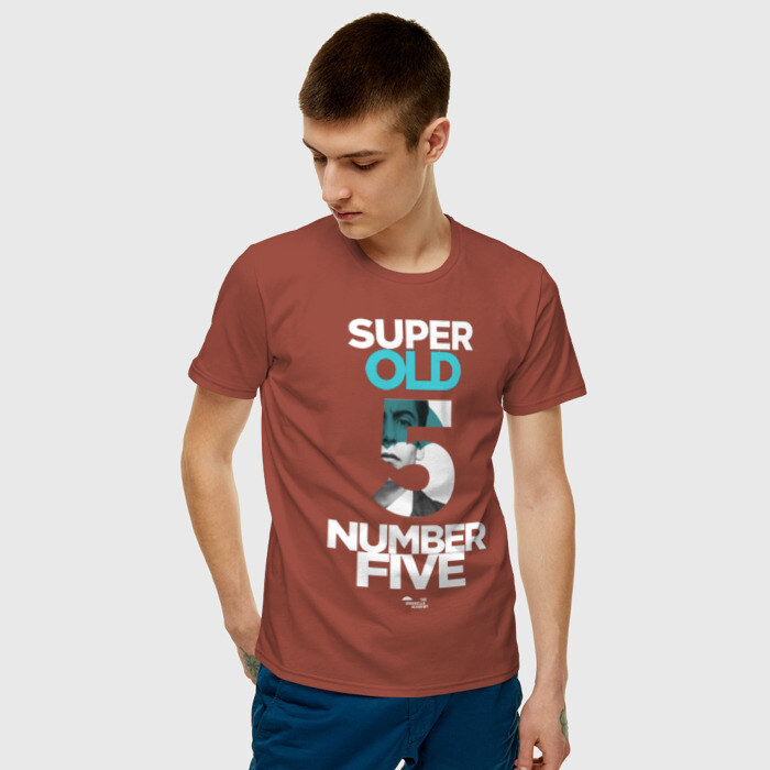 Мужская футболка хлопок Номер пять Академия Амбрелла фото