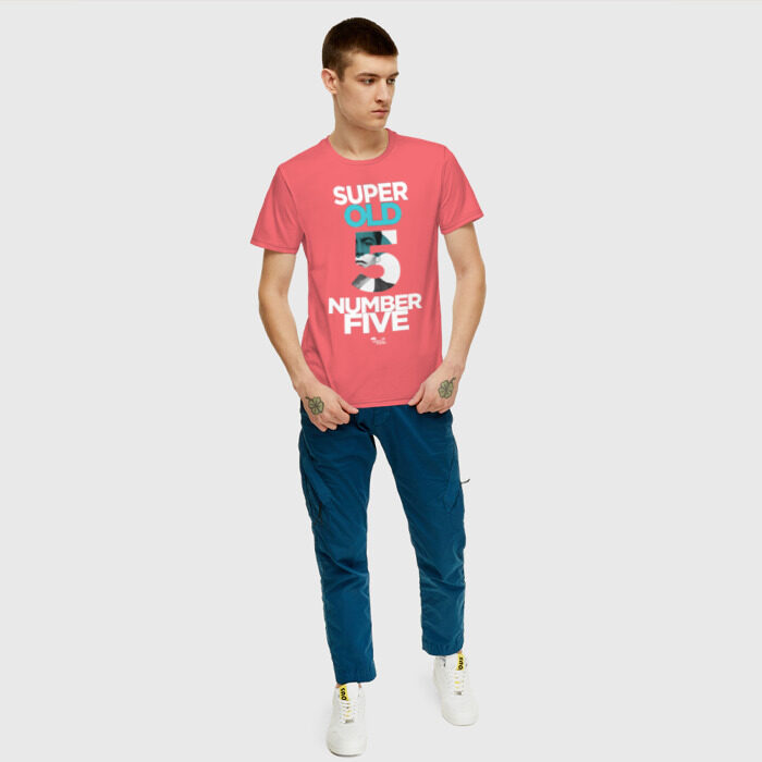 Мужская футболка хлопок Номер пять Академия Амбрелла фото