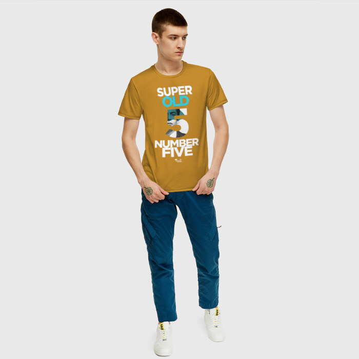 Мужская футболка хлопок Номер пять Академия Амбрелла фото