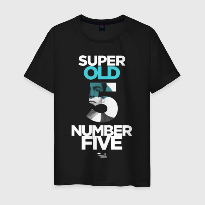 Мужская футболка хлопок Номер пять Академия Амбрелла фото
