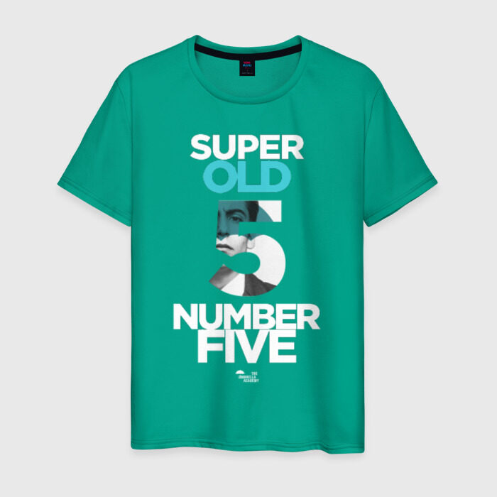 Мужская футболка хлопок Номер пять Академия Амбрелла фото