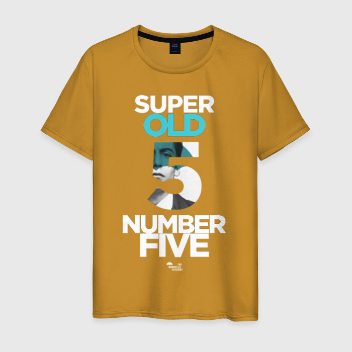 Мужская футболка хлопок Номер пять Академия Амбрелла фото