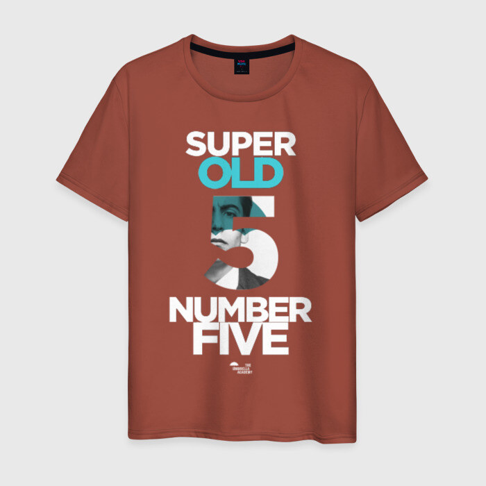 Мужская футболка хлопок Номер пять Академия Амбрелла фото
